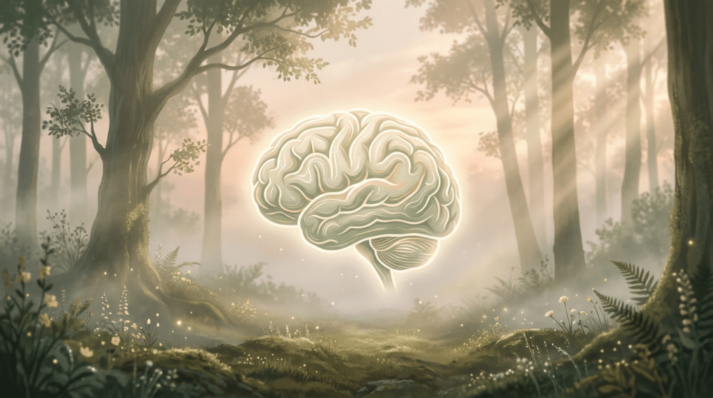 Illustration eines Gehirns